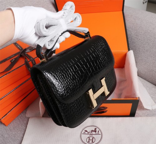 Hermes Womens Bags Crossbody Shoulder Bags Luxury Brand Fashion Hermès Constance Epsom Women Bag