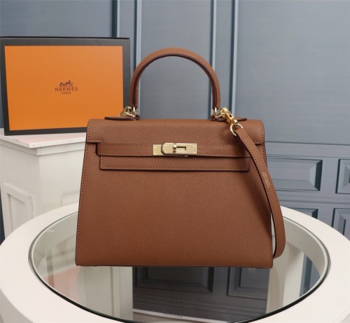 Hermes Womens Bags Handbags Luxury Brand Fashion Hermès Kelly 25cm 28cm K25 K28 Size Tote