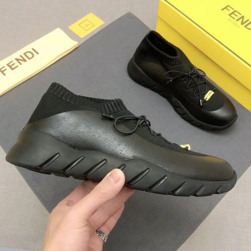 Fendi Mens Shoes Fashion Sneakers Luxury Brand Casual Shoes for Men with Original Box