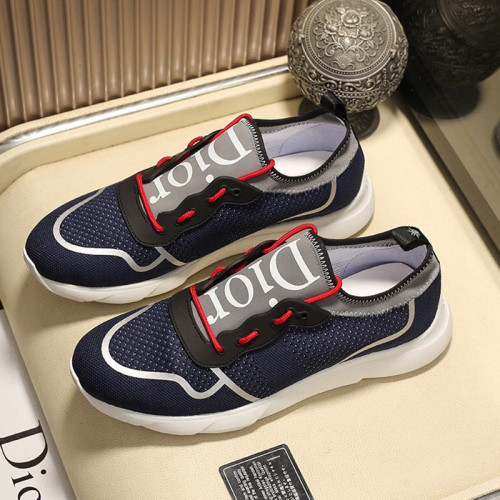Dior Men Shoes Sneakers Casual Luxury Brand Slip On Breathable Mens Shoes B21 Sneaker