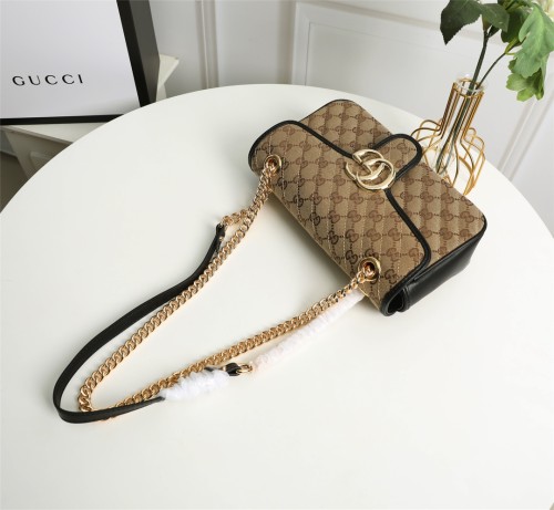 Gucci Womens Bags Shoulder Messenger Bag Luxury Brand Small GG Marmont bag with Original Box