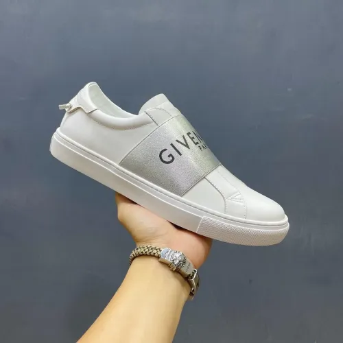 Givenchy Men Shoes Fashion Type Luxury Brand GIVENCHY SNEAKERS IN LEATHER WITH LATEX BAND with Original Box