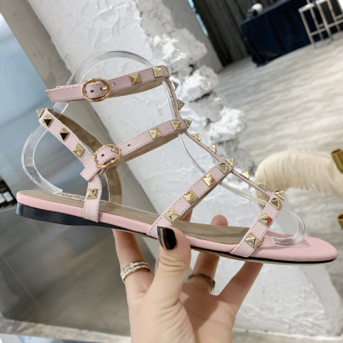 Valentino Women Shoes Mule Flip Flop Sandals ROMAN STUD SLIDE SANDAL IN QUILTED NAPPA with Original Box Luxury Brand