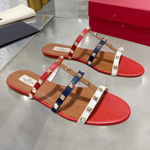Valentino Women Shoes Mule Flip Flop Sandals ROMAN STUD SLIDE SANDAL IN QUILTED NAPPA with Original Box Luxury Brand