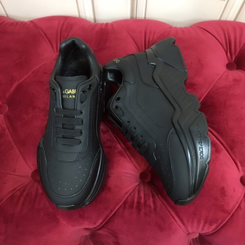 Dolce&Gabbana Men Shoes Sneakers Luxury Brand Mixed-material Daymaster sneakers with DG logo CS1941AQ7098B706
