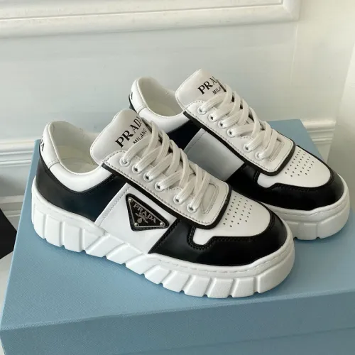 Prada Womens Shoes Casual Luxury Brand Breathable Sneakers with Original Box