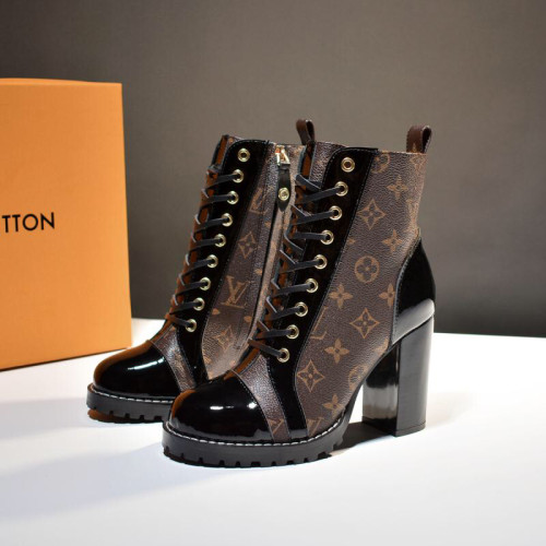Louis Vuitton Women Shoes Boots Luxury Brand STAR TRAIL ANKLE BOOT 1A2Y7W