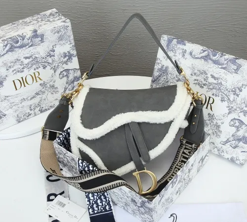Dior Womens Bag Saddle Bag Luxury Brand Fashion SADDLE BAG with Original Box
