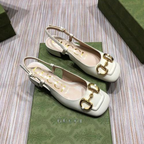 Gucci Womens Shoes Low-heel Slingback with Horsebit 2.5cm