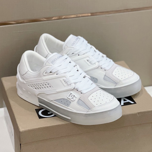 Dolce&Gabbana Men Shoes Sneakers Luxury Brand Calfskin Custom 2.Zero sneakers CS1973AQ7118B441