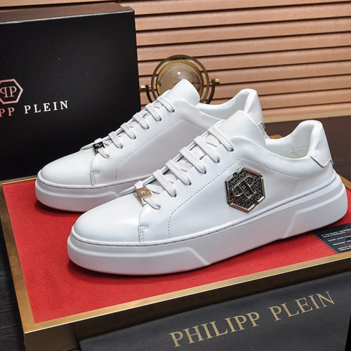 Philipp Plein Men Shoes Sneakers Low Top Sneaker Fashion Design Luxury Brand with Original Box