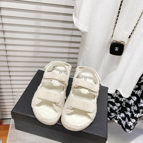 Chanel Womens Shoes Sandals Slippers Luxury Brand Design with Original Box