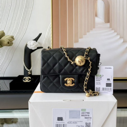Chanel Womens Bags Crossbody Bag Classic Handbag CF Mini Luxury Brand with Original Box