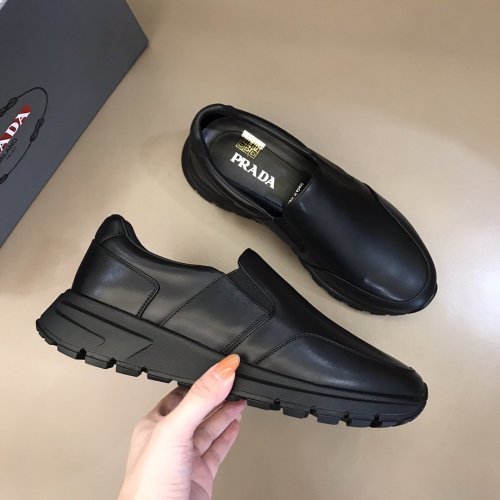 Prada Mens Shoes Sneakers Casual Shoes for Men Luxury Brand Breathable Fashion Sneakers with Original Box