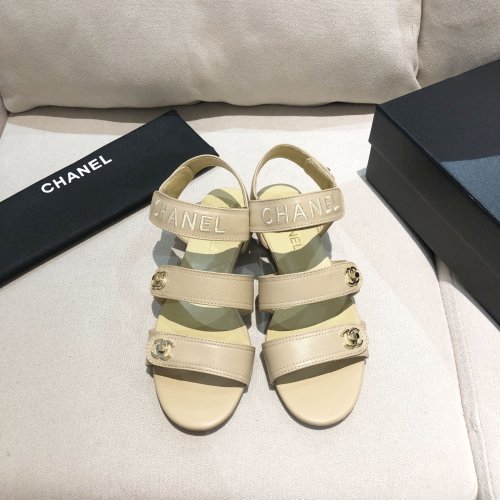 Chanel Womens Shoes Flat Sandals