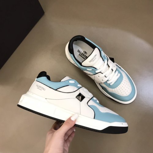 Valentino Men Shoes Fashion Design Luxury Brand ONE STUD LOW-TOP NAPPA SNEAKER with Original Box
