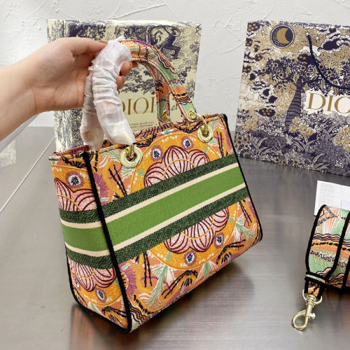 Dior Womens Bags Handbags Luxury Fashion MEDIUM LADY D-LITE BAG with Original Box