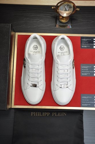Philipp Plein Men Shoes Sneakers Low Top Sneaker Fashion Design Luxury Brand with Original Box