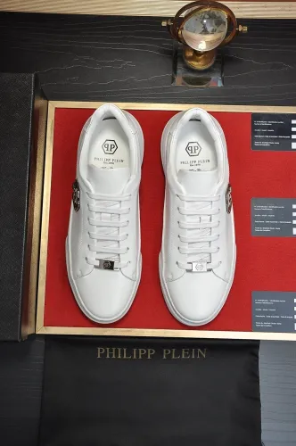 Philipp Plein Men Shoes Sneakers Low Top Sneaker Fashion Design Luxury Brand with Original Box