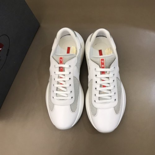 Prada Mens Shoes Sneakers Casual Shoes for Men Luxury Brand Breathable Fashion Sneakers with Original Box