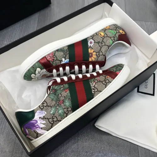 Gucci Women Shoes Casual Design Luxury Brand Women's Ace GG Flora sneaker 433900 HT520 8490