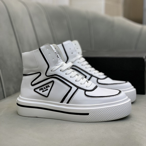 Prada Mens Shoes Sneakers Casual Shoes for Men Luxury Brand Breathable Fashion Sneakers with Original Box