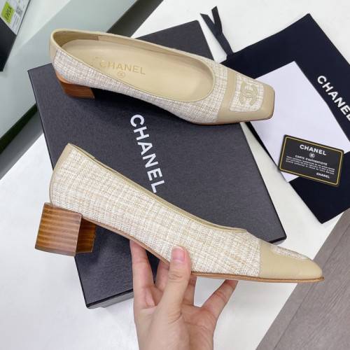 Chanel Womens Shoes Pumps Fashion Sandals Summer Design 4cm Heel Luxury Brand Design with Original Box