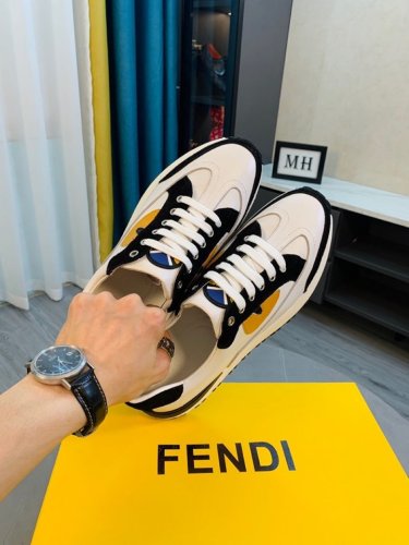 Fendi Mens Shoes Fashion Sneakers Luxury Brand Casual Shoes for Men with Original Box