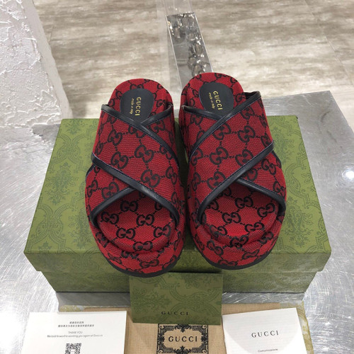 Gucci Womens Shoes Platform Slide Sandal