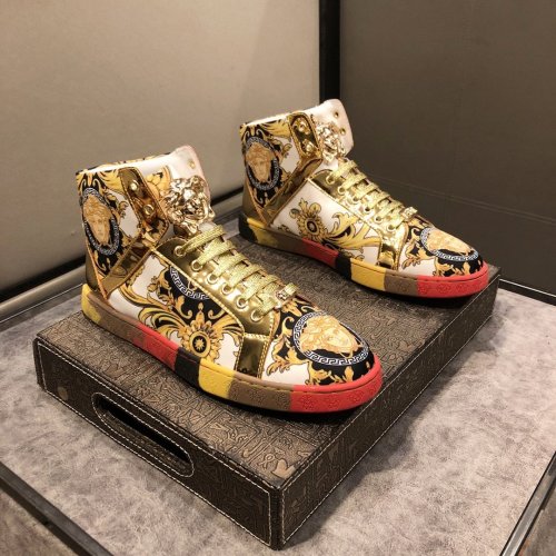 Versace Men Shoes Sneakers Fashion Design Luxury Brand