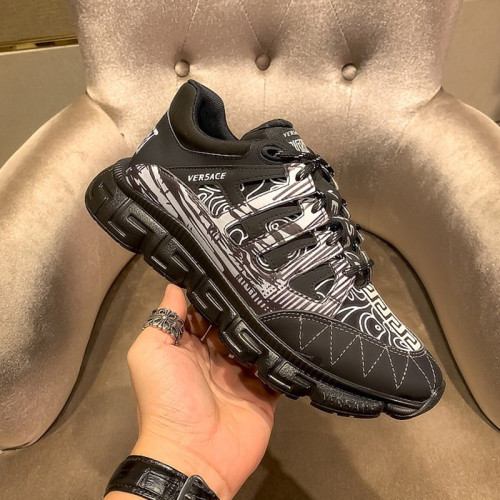 Versace Men Shoes Fashion Design Luxury Brand TRIGRECA SNEAKERS