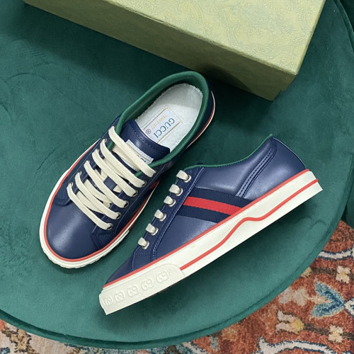 Gucci Womens Shoes Sneakers Luxury Brand Women's Gucci Tennis 1977 sneaker ‎663257 2UX10 9070 with Original Box