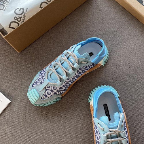 Dolce&Gabbana Womens Shoes Sneakers Luxury Brand Fashion Ns1 Slip-On Sneakers In Mixed Materials