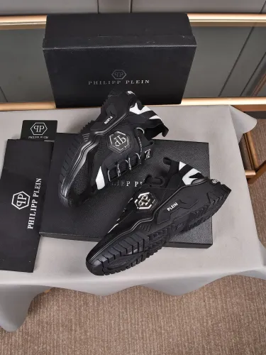 Philipp Plein Men Shoes Sneakers Low Top Sneaker Fashion Design Luxury Brand Trainer Predator TM with Original Box