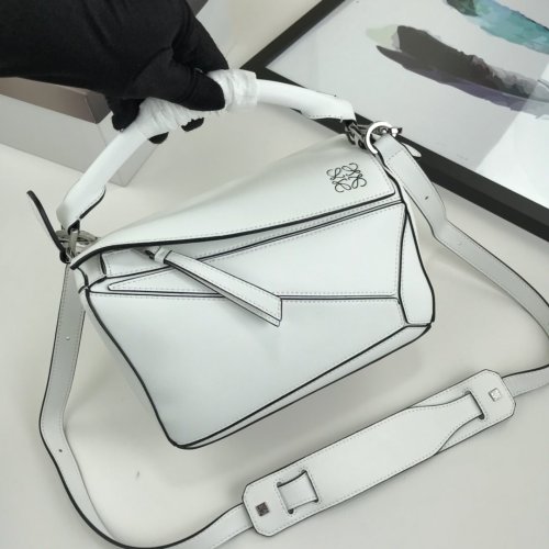 Loewe Womens Bag Small Puzzle Bag in Soft Grained Calfskin