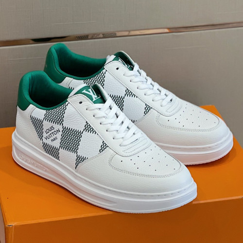 Louis Vuitton Men Shoes Fashion Sneakers RIVOLI Beverly Hills SNEAKER Luxury Brand Casual Shoes with Original Box