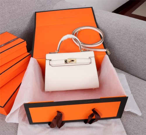 Hermes Womens Bags Handbags Luxury Brand Fashion Hermès Kelly Mini Kelly Second Generation Totes