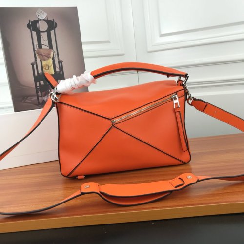 Loewe Womens Bag Puzzle Bag in Soft Grained Calfskin