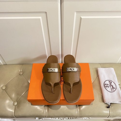 Hermes Womens Shoes Slippers Sandals Casual Fashion Sandals Luxury Brand with Original Box