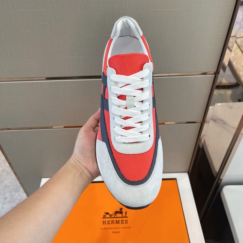 Hermes Mens Casual Shoes Fashion Sneakers Luxury Brand with Original Box