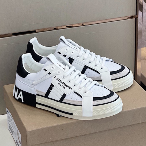 Dolce&Gabbana Men Shoes Sneakers Luxury Brand Calfskin Custom 2.Zero sneakers CS1973AQ7118B441