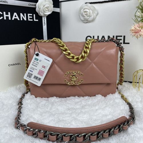 Chanel Womens Bags Shoulder Messenger Bags Chanel 19 Flap Bag Luxury Brand with Original Box