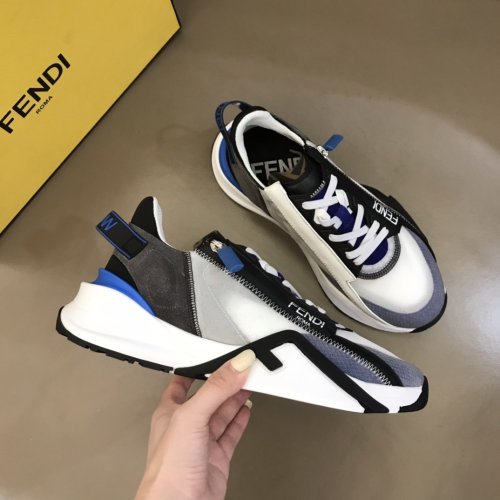 Fendi Mens Shoes Fashion Sneakers Luxury Brand Casual Shoes for Men with Original Box