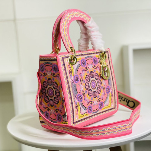 Dior Womens Bags Handbags Luxury Fashion MEDIUM LADY D-LITE BAG with Original Box