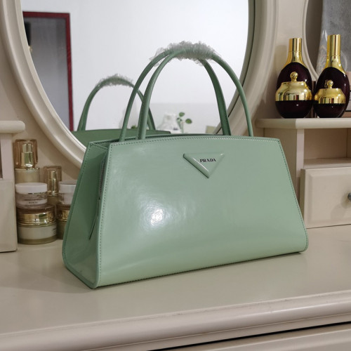 Prada Mens Bags Shoulder Messenger Bags Luxury Brand Prada Brushed leather handbag