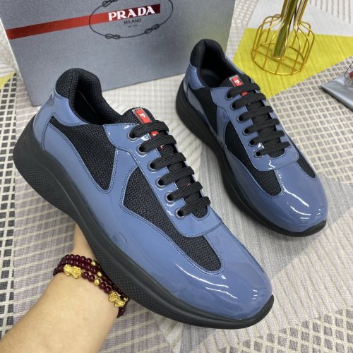 Prada Mens Shoes Sneakers Casual Shoes for Men Luxury Brand Breathable Fashion Sneakers with Original Box