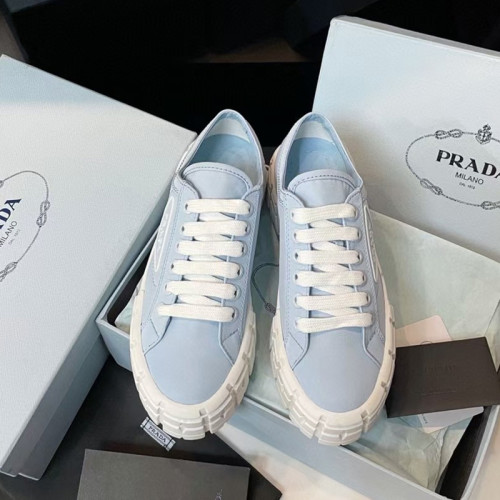 Prada Womens Shoes Sneakers Lace-Up Luxury Brand Fashion Sneakers for Women with Original Box