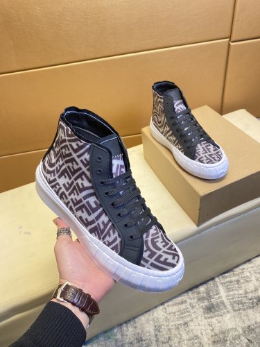 Fendi Mens Shoes Fashion Sneakers Luxury Brand Casual Shoes for Men with Original Box