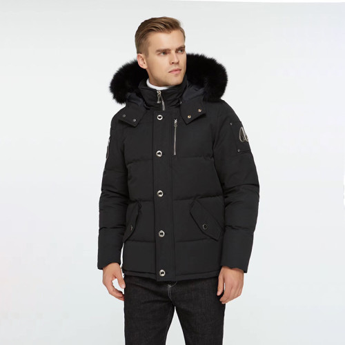 Moose Knuckles Design Mens Womens Winter Windprood Down Jackets Keep Warm 90% White Duck Down