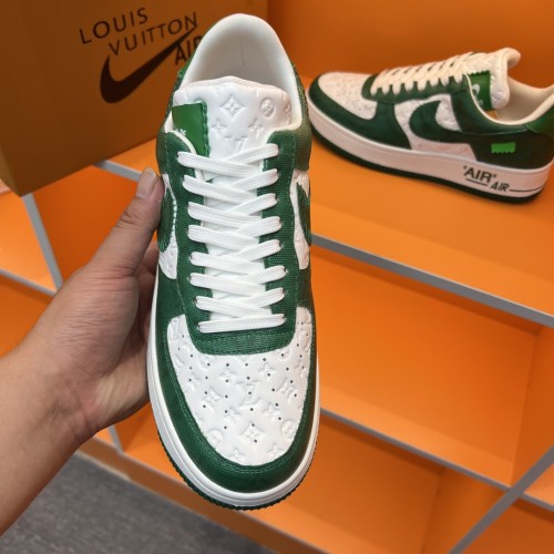 Louis Vuitton Men Shoes Fashion Sneakers Design Luxury Brand LVXNIKE Air Force Sneakers with Original Box